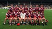 29 August 1998; The Galway team before the All-Ireland U21 Hurling Championship Semi-Final match between Kilkenny and Galway at Semple Stadium in Thurles, Tipperary. Photo by Ray McManus/Sportsfile