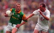 2 August 1998; Graham Geraghty of Meath in action against Glenn Ryan of Kildare during the Bank of Ireland Leinster Senior Football Championship Final match between Kildare and Meath at Croke Park in Dublin. Photo by David Maher/Sportsfile