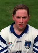 6 September 1998; Monaghan Ladies captain Jenny Greenan before the Bank of Ireland All-Ireland Senior Ladies Football Championship Semi-Final match between Meath and Monaghan at Summerhill GAA in Meath. Photo by David Maher/Sportsfile