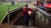 23 August 1998; Galway manager John O'Mahony makes his way to the pitch before the Bank of Ireland All-Ireland Senior Football Championship Semi-Final match between Derry and Galway at Croke Park in Dublin. Photo by David Maher/Sportsfile