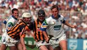 16 August 1998; Ken McGrath of Waterford in action against Tom Hickey of Kilkenny during the Guinness All-Ireland Senior Hurling Championship Semi-Final match between Kilkenny and Waterford at Croke Park in Dublin. Photo by Matt Browne/Sportsfile