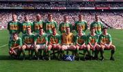30 August 1998; The Kerry team before the Bank of Ireland All-Ireland Senior Football Championship Semi-Final match between Kerry and Kildare at Croke Park in Dublin. Photo by Ray McManus/Sportsfile