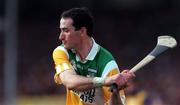 29 August 1998; Kevin Kinahan of Offaly during the Guinness All-Ireland Senior Hurling Championship Semi-Final Refixture match between Clare and Offaly at Semple Stadium in Thurles, Tipperary. Photo by Brendan Moran/Sportsfile