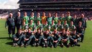 22 August 1998; The Leitrim squad before the All-Ireland Minor Football Championship Semi-Final between Leitrim and Tyrone at Croke Park in Dublin. Photo by Ray McManus/Sportsfile