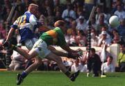 30 August 1998; Mark Dunne of Laois in action against Ronan O'Connor of Kerry during the All-Ireland Minor Football Championship Semi-Final match between Kerry and Laois at Croke Park in Dublin. Photo by Ray McManus/Sportsfile