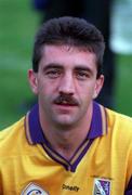 19 August 1996; Wexford captain Martin Storey poses for a portrait at a Wexford Senior Hurling Training Session at Wexford Park in Wexford. Photo by David Maher/Sportsfile