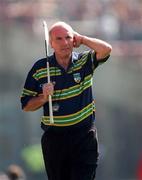 9 August 1998; Offaly manager Michael Bond during the Guinness All-Ireland Senior Hurling Championship Semi-Final match between Clare and Offaly at Croke Park in Dublin. Photo by Ray McManus/Sportsfile