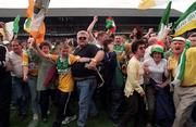 22 August 1998, Offaly fans protest on the pitch after the full-time whistle was blown early referee Jimmy Cooney at Guinness All-Ireland Hurling All-Ireland Senior Championship Semi-Final Replay match between Clare and Offaly at Croke Park in Dublin. Photo by David Maher/Sportsfile