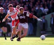 23 August 1998; Ray Silke of Galway in action against Anthony Tohill of Derry during the Bank of Ireland All-Ireland Senior Football Championship Semi-Final match between Derry and Galway at Croke Park in Dublin. Photo by Ray McManus/Sportsfile