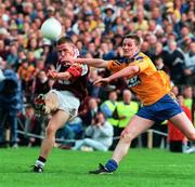 1 August 1998; Seán Óg De Paor of Galway in action against Don Connellan of Roscommon during the Bank of Ireland Connacht Senior Football Championship Final Replay match between Galway and Roscommon at Dr Hyde Park in Roscommon. Photo by Matt Browne/Sportsfile