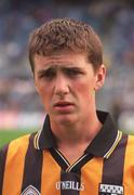 16 August 1998; Kilkenny captain Paul Shefflin before the All-Ireland Minor Hurling Championship Semi-Final match between Kilkenny and Galway at Croke Park in Dublin. Photo by Damien Eagers/Sportsfile