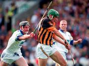 16 August 1998; Shane Prendergast of Kilkenny in action against Seán Cullinane of Waterford during the Guinness All-Ireland Senior Hurling Championship Semi-Final match between Kilkenny and Waterford at Croke Park in Dublin. Photo by Matt Browne/SPORTSFILE