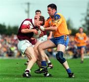 1 August 1998; Tomás Mannion of Galway in action against Tommy Grehan of Roscommon during the Bank of Ireland Connacht Senior Football Championship Final Replay match between Galway and Roscommon at Dr Hyde Park in Roscommon. Photo by Matt Browne/Sportsfile