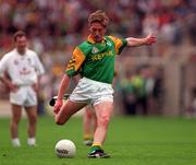 2 August 1998; Trevor Giles of Meath takes a free kick  during the Bank of Ireland Leinster Senior Football Championship Final match between Kildare and Meath at Croke Park in Dublin. Photo by David Maher/Sportsfile