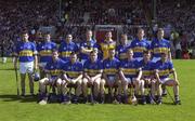 2 June 2002; The Tipperary panel prior to the Guinness Munster Senior Hurling Championship Semi-Final match between Tipperary and Limerick at Páirc U’ Chaoimh in Cork. Photo by Brendan Moran/Sportsfile