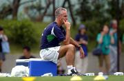 3 June 2002; Republic of Ireland manager Mick McCarthy during a Republic of Ireland training session in Chiba, Japan. Photo by David Maher/Sportsfile