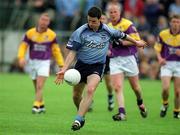1 June 2002; Colin Moran of Dublin during the Bank of Ireland Leinster Senior Football Championship Quarter-Final match between Wexford and Dublin at Dr. Cullen Park in Carlow. Photo by Damien Eagers/Sportsfile