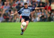 1 June 2002; Ray Cosgrove of Dublin during the Bank of Ireland Leinster Senior Football Championship Quarter-Final match between Wexford and Dublin at Dr. Cullen Park in Carlow. Photo by Damien Eagers/Sportsfile
