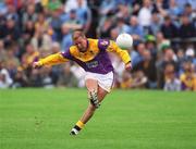 1 June 2002; Leigh O'Brien of Wexford during the Bank of Ireland Leinster Senior Football Championship Quarter-Final match between Wexford and Dublin at Dr. Cullen Park in Carlow. Photo by Damien Eagers/Sportsfile