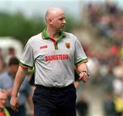 2 June 2002; Mayo manager Pat Holmes during the Bank of Ireland Connacht Senior Football Championship Semi-Final match between Mayo and Galway at MacHale Park in Castlebar, Mayo. Photo by Ray McManus/Sportsfile