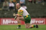 2 June 2002; Tony Blake of Donegal during the Bank of Ireland Ulster Senior Football Championship Quarter-Final match between Donegal and Down at MacCumhail Park in Ballybofey, Donegal. Photo by Damien Eagers/Sportsfile