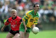 2 June 2002; Jim McGuinness of Donegal during the Bank of Ireland Ulster Senior Football Championship Quarter-Final match between Donegal and Down at MacCumhail Park in Ballybofey, Donegal. Photo by Damien Eagers/Sportsfile