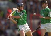 2 June 2002; Damien Reale of Limerick during the Guinness Munster Senior Hurling Championship Semi-Final match between Tipperary and Limerick at Páirc U’ Chaoimh in Cork. Photo by Brendan Moran/Sportsfile