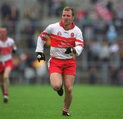 2 June 2002; Johnny McBride of Derry during the Bank of Ireland Ulster Senior Football Championship Quarter-Final match between Antrim and Derry at Casement Park in Belfast. Photo by Brian Lawless/Sportsfile