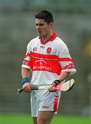 25 May 2002; Ryan Lynch of Derry during the Guinness Ulster Senior Hurling Championship Semi-Final match between Down and Derry at Casement Park in Belfast. Photo by Damien Eagers/Sportsfile