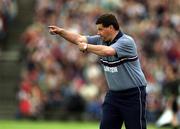 2 June 2002; Galway manager John O'Mahony during the Bank of Ireland Connacht Senior Football Championship Semi-Final match between Mayo and Galway at MacHale Park in Castlebar, Mayo. Photo by Aoife Rice/Sportsfile