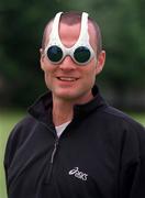 28 May 2002; Irish 1500m and 800m athlete James Nolan models his new Oakley sunglasses. Photo by Brendan Moran/Sportsfile