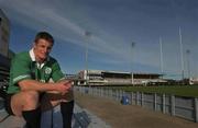 7 June 2002; Mel Deane during an Ireland Rugby squad training session at the Alpine Energy Stadium in Timaru, New Zealand. Photo by Matt Browne/Sportsfile