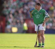 2 June 2002; Barry Foley of Limerick during the Guinness Munster Senior Hurling Championship Semi-Final match between Tipperary and Limerick at Páirc U’ Chaoimh in Cork. Photo by Brendan Moran/Sportsfile