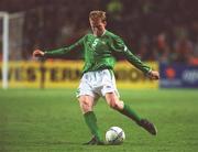 16 May 2002; Steve Staunton of Republic of Ireland during the International Friendly match between Republic of Ireland and Nigeria at Lansdowne Road in Dublin. Photo by Matt Browne/Sportsfile