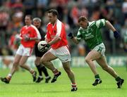 9 June 2002; Barry O'Hagan of Armagh during the Bank of Ireland Ulster Senior Football Championship Semi-Final match between Armagh and Fermanagh at St TiernachÕs Park in Clones, Monaghan. Photo by Damien Eagers/Sportsfile