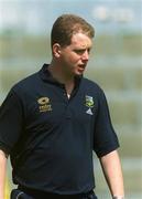 9 June 2002; Tipperary manager Tom McGlinchey during the Bank of Ireland Munster Senior Football Championship Semi-Final match between Tipperary and Clare at Fitzgerald Stadium in Killarney, Kerry. Photo by Pat Murphy/Sportsfile