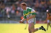 9 June 2002; Simon Whelahan of Offaly during the Guinness Leinster Senior Hurling Championship Semi-Final match between Kilkenny and Offaly at Semple Stadium in Thurles, Tipperary. Photo by Aoife Rice/Sportsfile