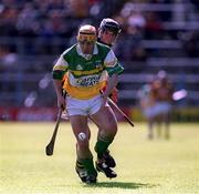 9 June 2002; Niall Claffey of Offaly during the Guinness Leinster Senior Hurling Championship Semi-Final match between Kilkenny and Offaly at Semple Stadium in Thurles, Tipperary. Photo by Aoife Rice/Sportsfile