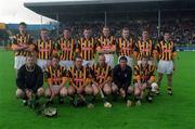 9 June 2002; The Kilkenny panel prior to the Guinness Leinster Senior Hurling Championship Semi-Final match between Kilkenny and Offaly at Semple Stadium in Thurles, Tipperary. Photo by Ray McManus/Sportsfile