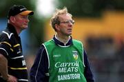 9 June 2002; Offaly manager Fr. Tom Fogarty and Kilkenny manager Brian Cody during the Guinness Leinster Senior Hurling Championship Semi-Final match between Kilkenny and Offaly at Semple Stadium in Thurles, Tipperary. Photo by Ray McManus/Sportsfile
