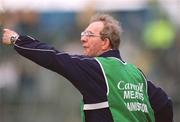 9 June 2002; Offaly manager Fr. Tom Fogarty during the Guinness Leinster Senior Hurling Championship Semi-Final match between Kilkenny and Offaly at Semple Stadium in Thurles, Tipperary. Photo by Ray McManus/Sportsfile