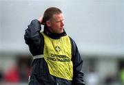9 June 2002; Leitrim manager Declan Rowley during the Bank of Ireland Connacht Senior Football Championship Semi-Final match between Sligo and Leitrim at Markievicz Park in Sligo. Photo by Brendan Moran/Sportsfile
