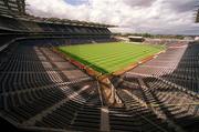 12 June 2002; A general view of the stadium and newly laid pitch at Croke Park in Dublin. Photo by Ray McManus/Sportsfile