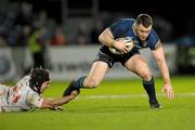 26 December 2011; Cian Healy, Leinster, is tackled by Mike Allen, Ulster. Celtic League, Leinster v Ulster, RDS, Ballsbridge, Dublin. Photo by Sportsfile