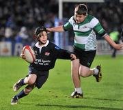 26 December 2011; Balbriggan RFC, Co. Dublin, in action against Aughrim RFC, Co. Wicklow, during the half-time mini-games. Celtic League, Leinster v Ulster, RDS, Ballsbridge, Dublin. Picture credit: David Maher / SPORTSFILE