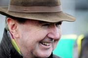 29 December 2011; Trainer Dermot Weld after sending Unaccompanied out to win the Istabraq Festival Hurdle. Leopardstown Christmas Racing Festival 2011, Leopardstown Racecourse, Leopardstown, Dublin. Picture credit: Brian Lawless / SPORTSFILE