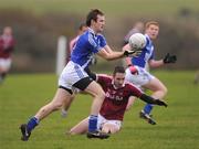 24 December 2011; Niall O'Driscoll, St. Mary's, in action against Declan O'Sullivan, Dromid Pearses. South Kerry Senior Football Championship Final, St. Mary's v Dromid Pearses, Waterville Sportsfield, Waterville, Co. Kerry. Picture credit: Stephen McCarthy / SPORTSFILE