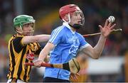 31 May 2017; Colin Currie of Dublin in action against Tommy Walsh of Kilkenny during the Bord Gáis Energy Leinster GAA Hurling Under 21 Championship Quarter-Final match between Kilkenny and Dublin at Nowlan Park in Kilkenny. Photo by Matt Browne/Sportsfile