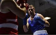 31 May 2017; Dean Gardiner, Clonmel, during the 91+kg Super-Heavy Weight IABA Box-Off for the European Championships against Martin Keenan, Rathkeale, at the National Stadium in Dublin. Photo by Piaras Ó Mídheach/Sportsfile