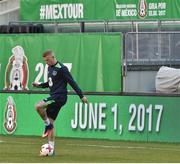 31 May 2017; James McClean of Republic of Ireland during squad training at the MetLife Stadium, New Jersey, USA. Photo by David Maher/Sportsfile